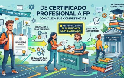 Convalidar certificado profesional en ciclos de FP